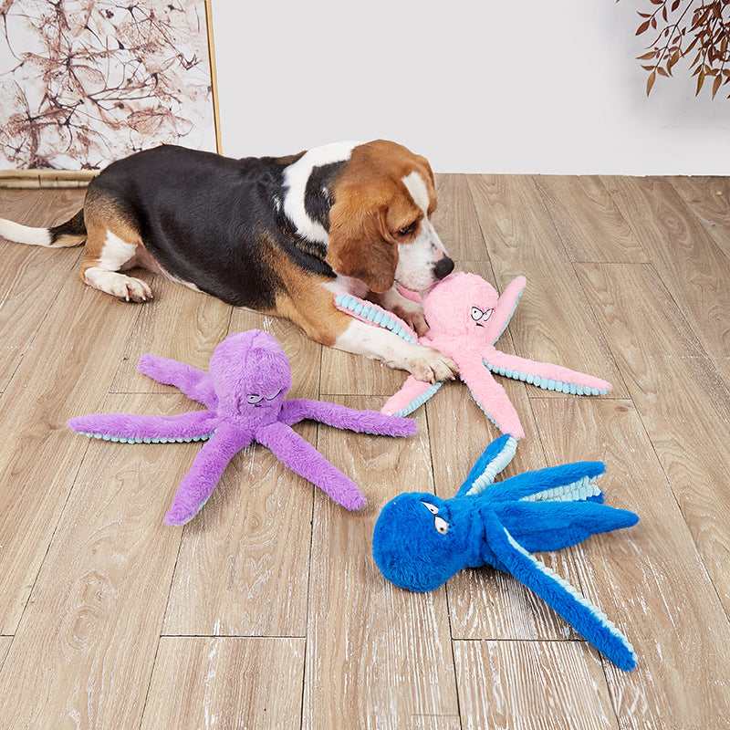 Octopus Plush Dog Toy - Firstwuff